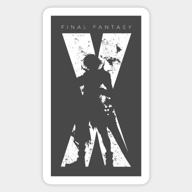 Final Fantasy X - Minimal Sticker by The_SaveState